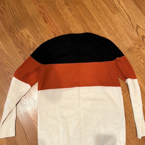 EQUIPMENT cashmere sweater striped tunic small - Picture 4 of 5